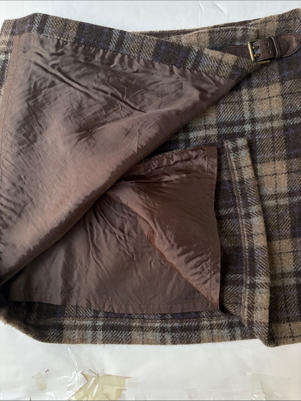 Polo Ralph Lauren Wool Plaid Academic School Girl Kilt Mini Skirt 6 Pleated Cute - Picture 12 of 15